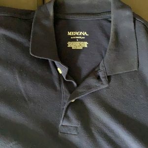 Navy blue Merona polo short sleeve shirt